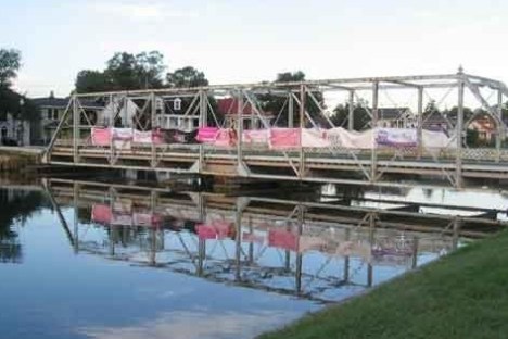 A bridge over a small river in Louisiana