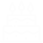 Illustration of birthday cake