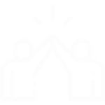 Illustration of two people high-fiving each other